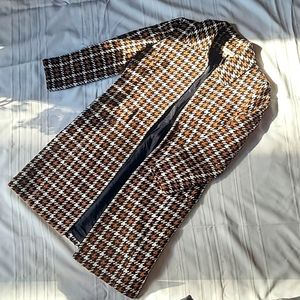 Trendy Women's Plaid Coat